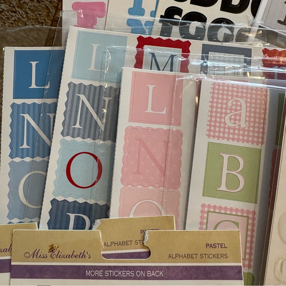 Bundle Scrapbook Alphabet A B C Crafting - Picture 9 of 12